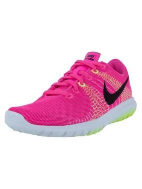 Nike Womens Flex Fury Sneakers Pink Pow Liquid Lime Vlt Running Shoe 8 Women NEW